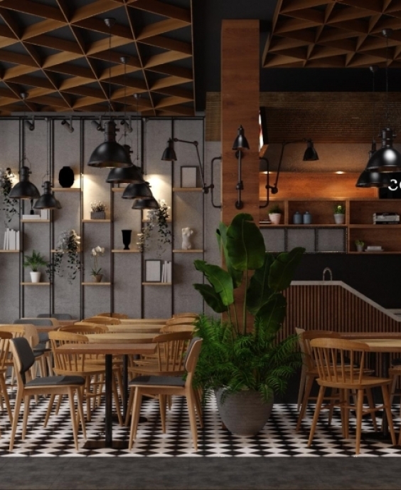 NỘI - NGOẠI THẤT CAFE