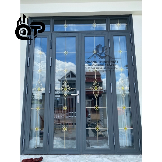 CỬA NHÔM KÍNH CAO CẤP 4 CÁNH