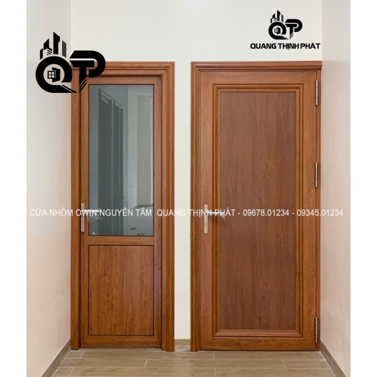 CỬA PHÒNG SỬ DỤNG NHÔM NGUYÊN TẤM