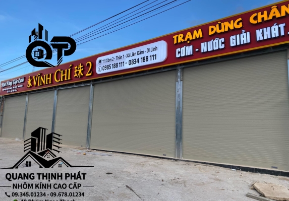 CỬA CUỐN SANG TRỌNG VÀ DỄ DÀNG ĐÓNG MỞ