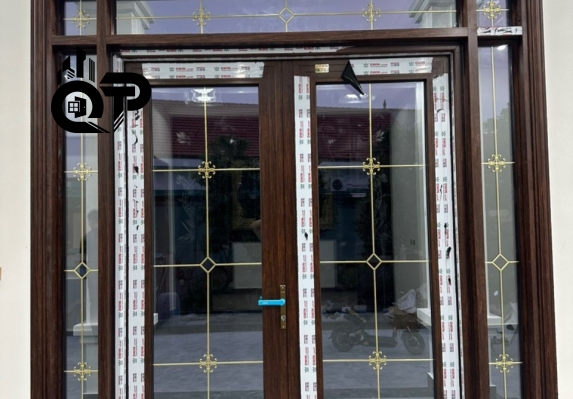 CỬA CÁNH KÍNH 2 CÁNH SANG TRỌNG