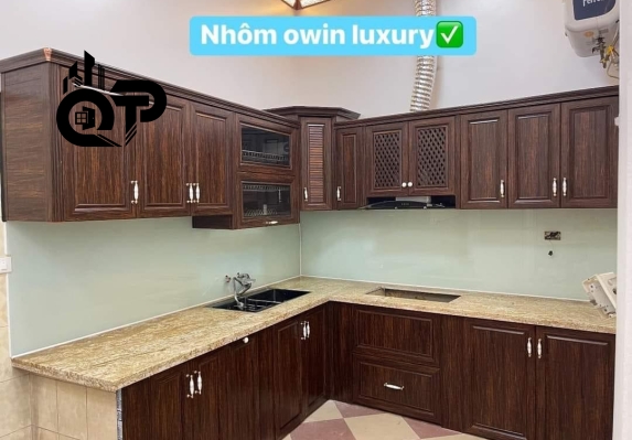Tủ bếp nhôm Owin Luxury 